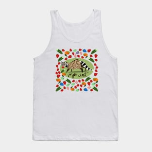 Vegan civet and fruits Tank Top